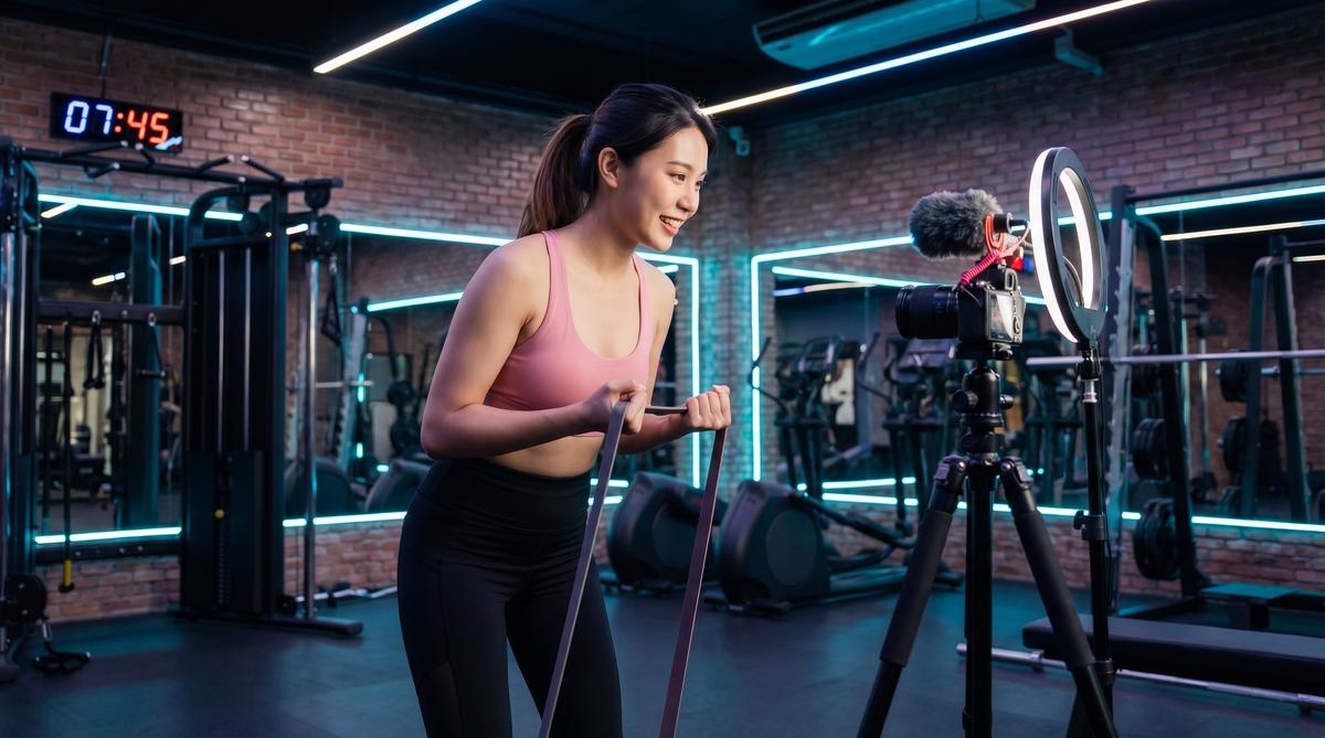 国产主播健身视频教程